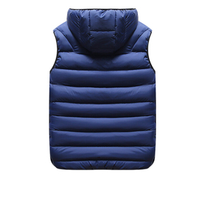 OEM Custom Logo Winter Solid Outdoor <b>Men's</b> Quilted Puffer Down Gilet Freestyle Streetwear Warm Puffer <b>Vest</b> for <b>Men</b> - Product Image 2