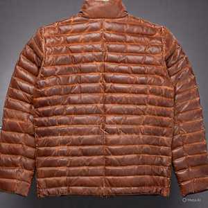 Leather Bomber <b>Jacket</b> <b>Summer</b> Streetwear Zipper Closure Stand Collar Solid Pattern Canvas Fabric - Product Image 5