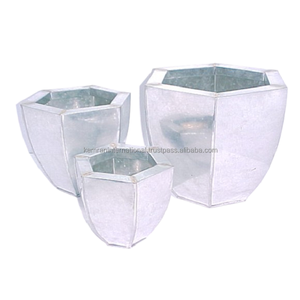 Ensemble de jardinières de conception de luxe en métal de qualité supérieure de trois pièces pour la maison jardin et Restaurant jardin accessoires de plantes florales - Product Image 2