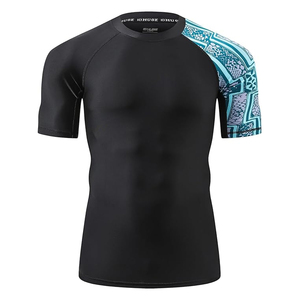 Men Wolf Print <b>Compression</b> <b>Shirt</b> Quick Dry Gym Wear Fitness Rash Guard MMA Sports T <b>Shirt</b> Custom Logo OEM - Product Image 6