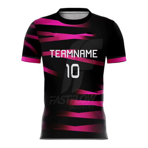 Camiseta de Fútbol Profesional, Transpirable, Manga Corta, para Adultos, Duradera, 100% Poliéster, Antiarrugas - Product Image 3