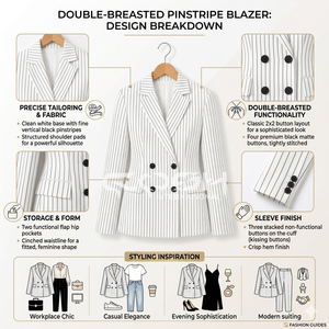 Blazer Elegante para Mujer de Cosh International, Ropa Griega para Hermandades y Fraternidades, Delta Sigma, Abrigo de Oficina Cómodo - Product Image 5
