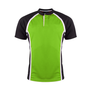 Contrast Color Sports Jersey Short Sleeve <b>Athletic</b> Shirt Teamwear Training Top 100% Polyester Moisture-Wicking Front Logo Unisex - Product Image 3