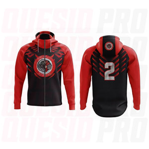 Ensemble d'uniformes de football américain personnalisés pour hommes : maillots, sweats à capuche, polos, casquettes, chaussettes, manchons de bras - Product Image 2