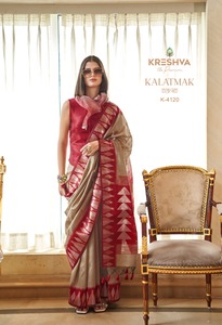 Sari en soie traditionnel à imprimé floral, ensemble indien pakistanais, robe de fête de mariage pour femmes, violet vert - Product Image 3