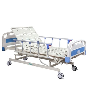 Vente directe d'usine lit d'hôpital médical réglable manuel ICU multifonctionnel pour les soins à domicile - Product Image 2