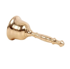 Handcrafted Traditional Brass Hand Bell for Temple Pooja Prayer Tabletop Wedding & Diwali Home Decor - Product Image 4