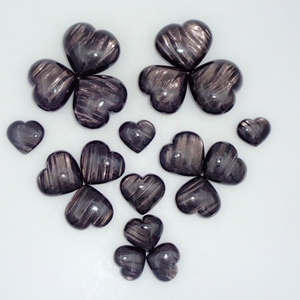 Cristal de Hipersteno Natural, Corazón Grabado, Pulido a Mano, Gema Oscura de Lujo para Meditación, Reiki, Sanación Energética de Chakras, Decoración - Product Image 2