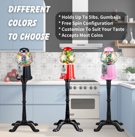Distributeur de bonbons Kwang Hsieh 15 "rose antique Gumball Machine avec support