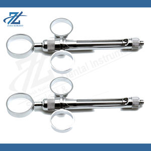 Jeringa Dental Manual Autoaspirante de Acero Inoxidable Zoha Surgico, Agarre Ergonómico, Certificación CE, Seguridad Clase I, 1 Año de Garantía - Product Image 2