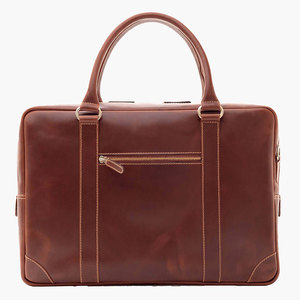 Bolso para Portátil Casual, Duradero, de Cuero Genuino, Unisex, con Correa para el Hombro y Personalización para Uso Profesional y de Oficina - Product Image 1