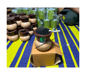Quemador de Incienso de Sándalo Hecho a Mano, Duradero, con Rejilla Metálica, Difusor Aromático de Bakhoor y Salvia Blanca para Uso en Todas las Estaciones - Product Image 4