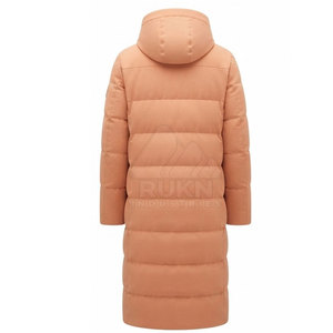 Trending Hooded Long <b>Bench</b> <b>Coat</b> Men's Warm Winter Waterproof Jacket Casual Outerwear Lightweight Customizable Polyester/Nylon - Product Image 6
