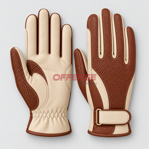 Guantes de equitación de alta calidad que combinan agarre, soporte, tela transpirable y puntas de los dedos reforzadas para un manejo confiable de los riendas. - Product Image 1