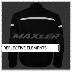Men's <b>Lightweight</b> <b>Summer</b> Motorbike <b>Jacket</b> CE Approved Breathable Mesh Panels Detachable Waterproof Lining Stand Collar Pattern - Product Image 6