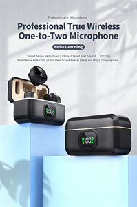 Micrófono Lavalier Inalámbrico Magnético de Clip, Tamaño Botón, Mini Micrófono de Solapa para TikTok, Transmisión en Vivo y Grabación de Video - Product Image 3