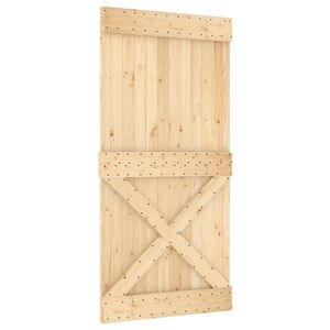NARVIK 39.4 porta del fienile in legno massello di pino "x 82.7" bella porta artigianale - Product Image 2