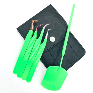 ชุดแหนบต่อขนตาสแตนเลส DANTRIC IMPLANTS BX-452 พร้อมไม้พาย เครื่องมือความแม่นยำสูงสำหรับการตกแต่งคิ้ว ทนทาน ขนาด 10 มม. ผิวเรียบเนียน - Product Image 1
