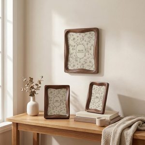 Premium Natural Wood Photo <b>Frame</b> Wooden <b>Picture</b> Display <b>Frame</b> Handmade Decorative <b>Frame</b> Tabletop <b>Wall</b> Hanging Decor - Product Image 4