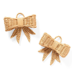 Decoraciones navideñas comerciales al mejor precio, adornos colgantes de ratán para árboles en venta - Product Image 5