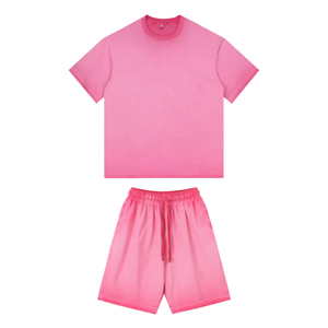 Wholesale Summer T Shirt and Shorts <b>Set</b> for Men Custom Design Comfortable Casual Sportswear OEM ODM - Product Image 6