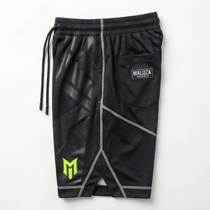 Uniforme de Entrenamiento de Baloncesto MALUZA Elite, Transpirable, Talla Grande, Secado Rápido, Conjunto de Camiseta sin Mangas y Pantalones Cortos Deportivos para Unisex - Product Image 4