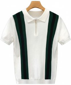 เสื้อเชิ้ตผู้ชายไซส์ใหญ่ ผ้าถักโพลีเอสเตอร์ 100% สไตล์จีน ป้องกันขนร่วง แขนสั้น ระบายอากาศได้ดี - Product Image 3