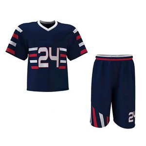 Diseña tus propios uniformes de lacrosse sublimados personalizados, reversibles, de secado rápido y con cuello en V, a la venta. - Product Image 6