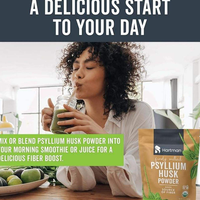 Psyllium Husk Powder Fibre naturelle pour adultes Aide à la digestion Nettoyage du côlon et régularité de l'intestin