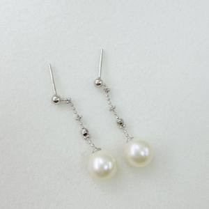 Zhuji Mountain Lake 8.5-9mm Round Freshwater <b>Pearl</b> Earstuds Almost Flawless Pure Silver Accessories Freshwater <b>Pearl</b> <b>Earrings</b> - Product Image 1
