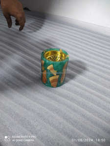 Quemador de Incienso Árabe de Resina Epoxi y Madera Natural para Aroma de Oud y Decoración Premium para el Hogar - Product Image 6