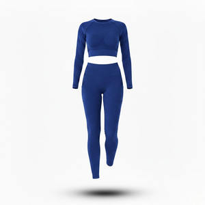 Conjunto de Yoga Deportivo Transpirable y Ecológico para Mujer 2026, Ropa Deportiva sin Costuras para Gimnasio, Poliéster/Nailon de Alta Calidad, Venta al Por Mayor - Product Image 5