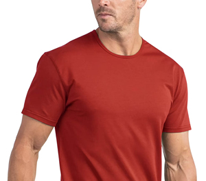 T-shirt long à ourlet incurvé pour homme, style streetwear, polyester, séchage rapide, idéal pour la gym - Product Image 4