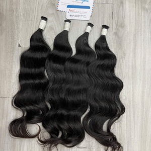 ¡OFERTA ESPECIAL! Extensiones de Cabello Humano Vietnamita Crudo al por Mayor, Cabello Remy con Cutícula Natural de un Solo Donante, Ondulado Natural - Product Image 1