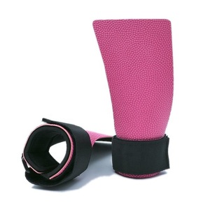 Unisex PU Full <b>Finger</b> Adjustable Wrist <b>Strap</b> Non-Slip Workout Hand Grips Customized Gym Gloves for Weightlifting and Pull-ups - Product Image 6