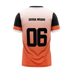 Camiseta de Baloncesto Personalizada para Hombre, Manga Corta, Cuello Redondo, Color Degradado, Secado Rápido, 100% Poliéster, Ropa Deportiva al por Mayor, MOQ Bajo - Product Image 2