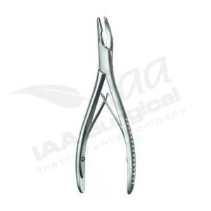 Pinza para Huesos Dentales de Acero Inoxidable, Instrumento Quirúrgico Ortopédico Reutilizable de Grado Médico con Empuñadura Moleteada Clase I - Product Image 1