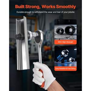 Set di 6 Punzoni in Acciaio 40Cr con Chiave a Cricchetto per Alluminio e Acciaio Dolce, Utensili per Taglio e Formatura - Product Image 3