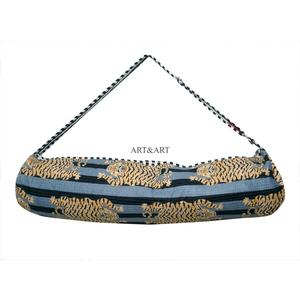 Elegante Bolsa de Yoga con Estampado de Tigre, Ecológica, Ligera, con Cierre de Cremallera, Tela de Algodón, Correa Ajustable, Unisex - Product Image 6