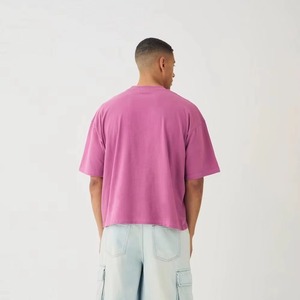 T-shirt court respirant pour homme, coupe ample, personnalisable avec logo sérigraphié, 100 % coton, style streetwear - Product Image 3