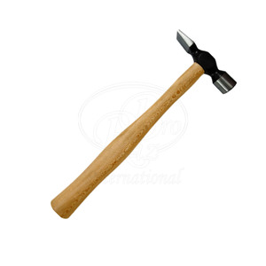 Marteau de fermeur en acier inoxydable avec manche en bois, tête de 110 g, réutilisable, durable, outil professionnel pour le fermeurage des sabots - Product Image 4