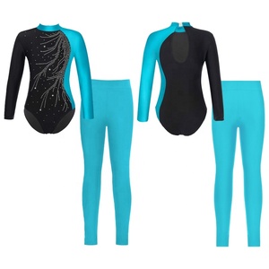 6-16 enfants Costume de danse filles scène danse Performance porter formation Dancewear compétition artistique gymnastique rythmique justaucorps - Product Image 4