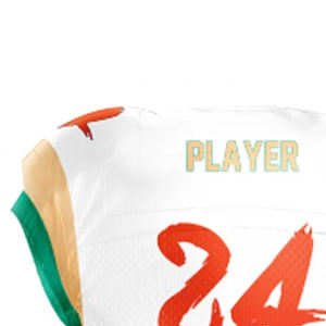 Maillot de football américain personnalisé en usine, imprimé par sublimation, pour équipes sportives, manches courtes, léger, en polyester, fournisseur OEM - Product Image 6