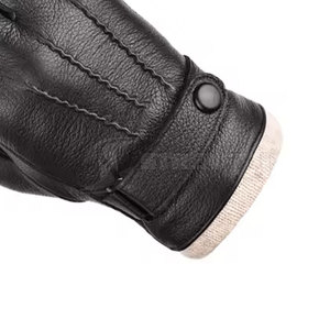 Men's Fashion Leather <b>Gloves</b> Real Leather Soft Driving Winter Season <b>Gloves</b> / Genuine Leather For Sale - Product Image 6