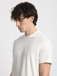 T-shirts en coton uni personnalisés, manches courtes, blancs, service OEM pour hommes, adultes, 100% coton, teinture unie, 160, 180, 200 grammes - Product Image 6