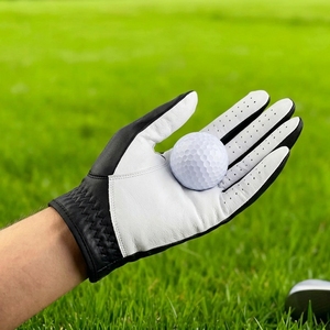 Guante de Golf y Ciclismo OEM Premium de Cuero Cabretta para Mano Izquierda con Logotipo Personalizado, Agarre Suave, Aberturas para los Dedos, Protección Anti-UV y Ajuste de Alto Rendimiento - Product Image 3