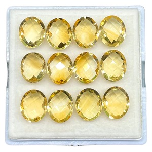 ซิทรินธรรมชาติ 11x9 มม. รูปไข่ทรงบริโอเล็ต ตัดแบบหลวม ไม่ผ่านการบำบัด อัญมณีซิทรินแท้ คุณภาพพรีเมียม อัญมณีธรรมชาติแบบหลวม - Product Image 1