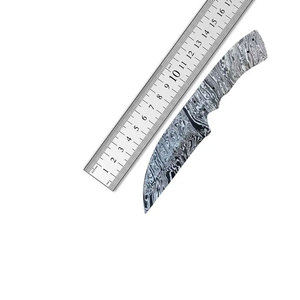 Damascus Steel Blank <b>Blade</b> Handmade <b>Craft</b> Blank for DIY Projects Custom Handle Making Workshop Applications Outdoor Utility - Product Image 1