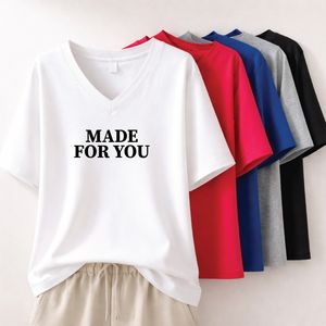 Camiseta Informal Extra Grande de Algodón para Mujer con Logotipo Personalizado, Hombros Caídos, Ecológica, 100% Algodón, Servicio OEM - Product Image 1