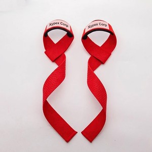 Sangles de musculation en coton imprimé avec caoutchouc antidérapant, haute qualité, personnalisables, légères, respirantes, réglables, pour la salle de sport - Product Image 5